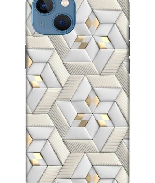 3D Soft Geometry Apple Iphone 13 Mobile Cover