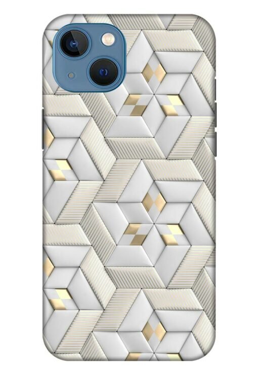 3D Soft Geometry Apple Iphone 13 Mobile Cover