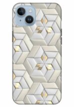 3D Soft Geometry Apple Iphone 14 Mobile Cover