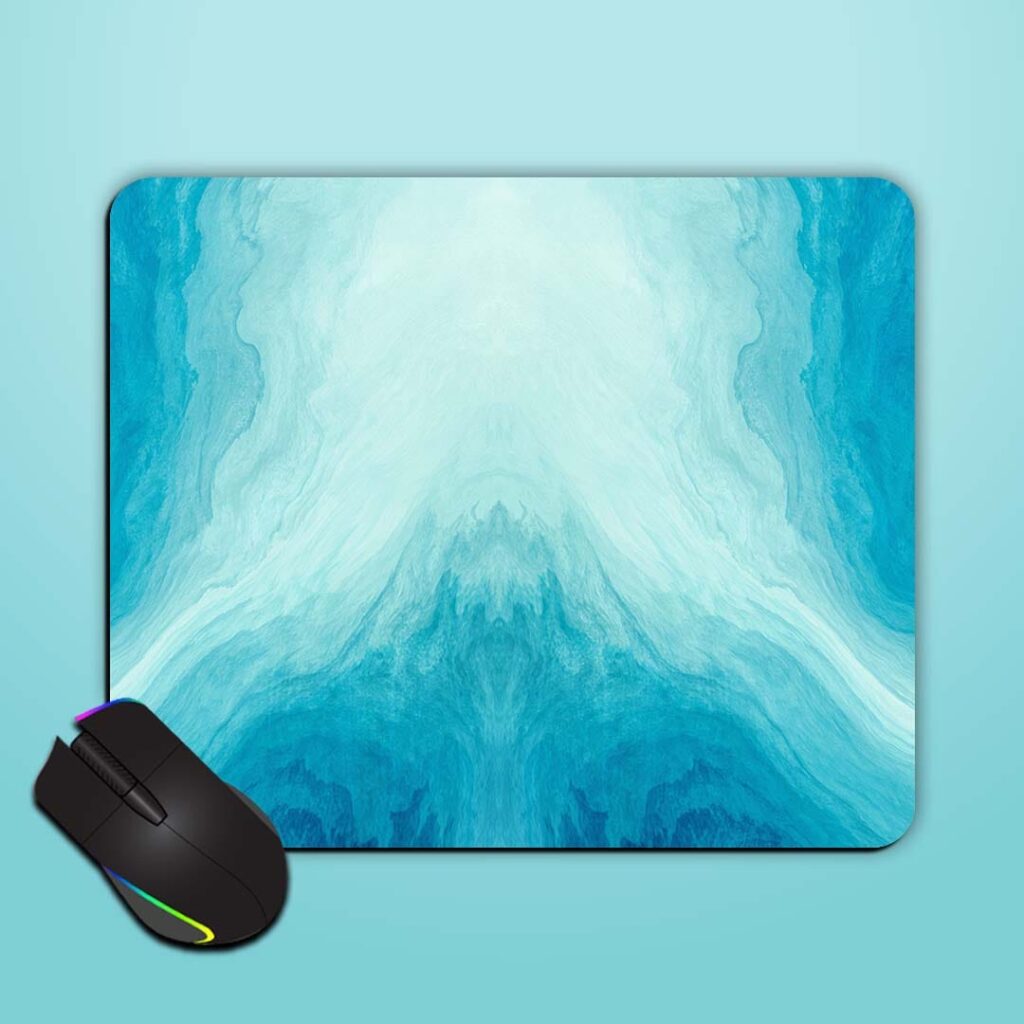 Abstract Art Blue Mouse Pad - Zapvi