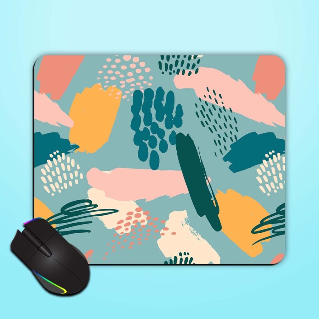 Abstract Artistic Seamless Mouse Pad - Zapvi