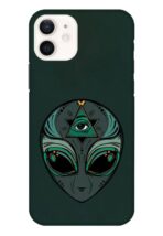 Alien Art Apple Iphone 12 Mobile Cover