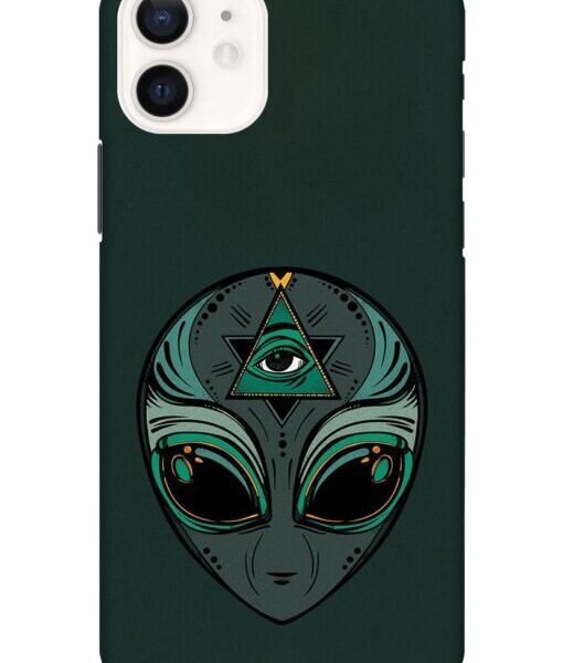 Alien Art Apple Iphone 12 Mobile Cover