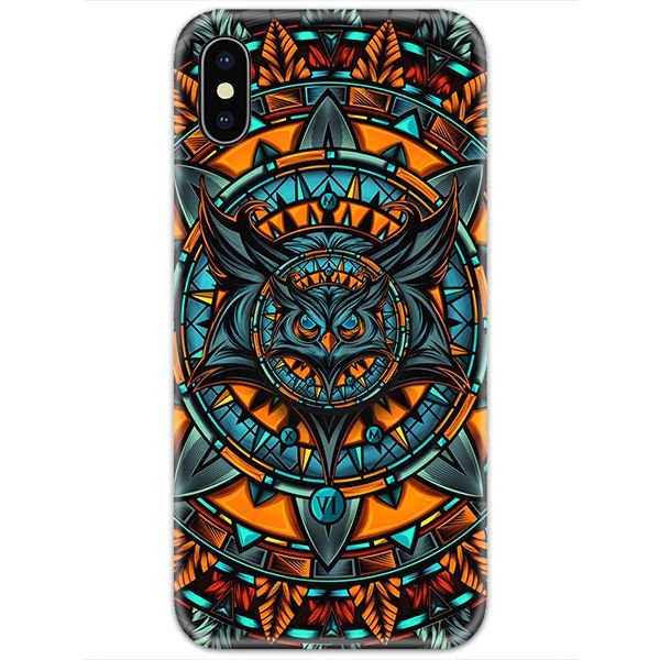 Angry Owl Slim Case Back Cover with Pop Grip