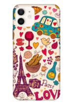 Beautyful Paris Love Apple Iphone 12 Mobile Cover