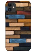 Bricks Wooden Apple Iphone 11 Mobile Cover