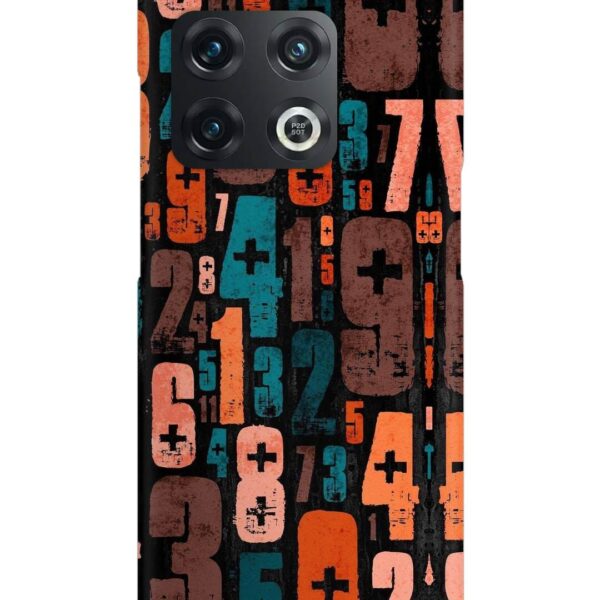 Buy 0 To 9 Art Snap Case for Oneplus 10 Pro (5G) at Rs. 99 Only - Zapvi