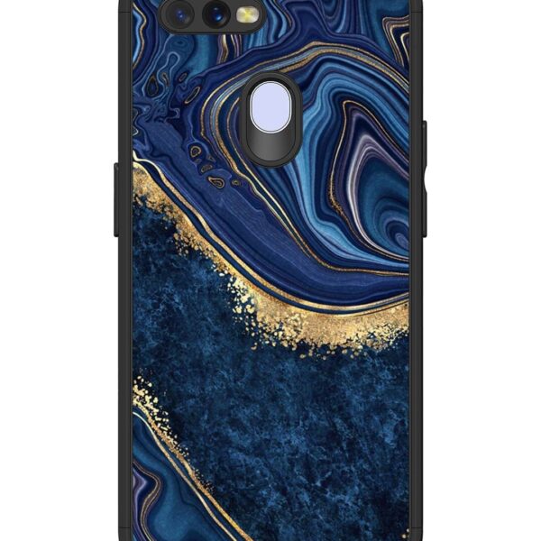 Buy Abstract Background Blue Glossy Metal TPU Phone Cover for Oppo A11K at Rs. 249 Only - Zapvi