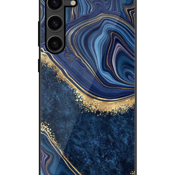 Buy Abstract Background Blue Glossy Metal TPU Phone Cover for Samsung Galaxy S23 Plus (5G) at Rs. 249 Only - Zapvi