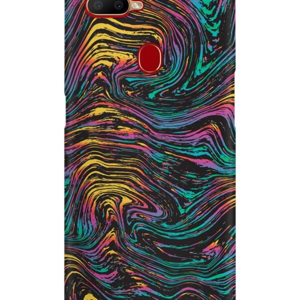 Buy Abstract Liquid Colors Snap Case for Oppo A11K at Rs. 99 Only - Zapvi