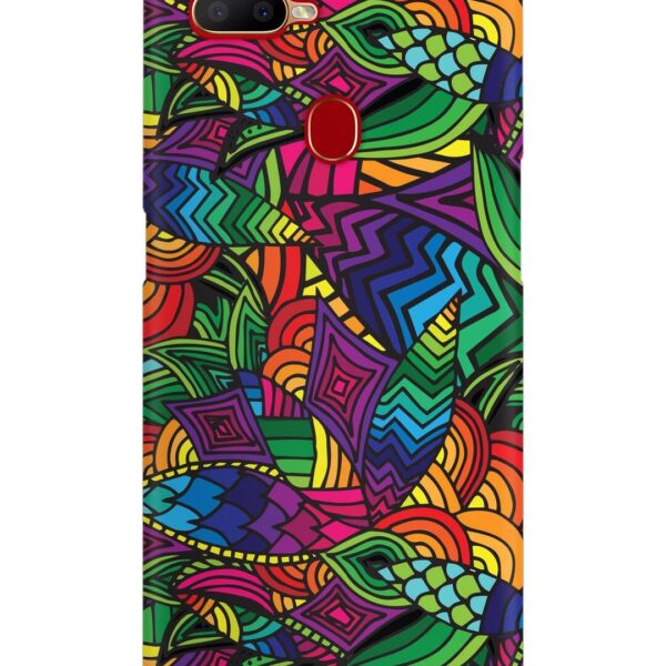 Buy Abstract Multicolor Seamless Snap Case for Oppo A11K at Rs. 99 Only - Zapvi