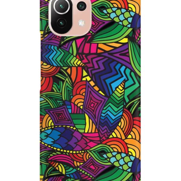 Buy Abstract Multicolor Seamless Snap Case for Xiaomi Mi 11 Lite Ne (5G) at Rs. 99 Only - Zapvi