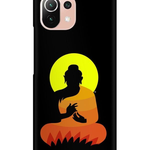 Buy Buddha Art Black Snap Case for Xiaomi Mi 11 Lite Ne (5G) at Rs. 99 Only - Zapvi