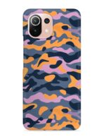 Buy Camouflage Army Military English Orange Art Snap Case for Xiaomi Mi 11 Lite Ne (5G) at Rs. 99 Only - Zapvi