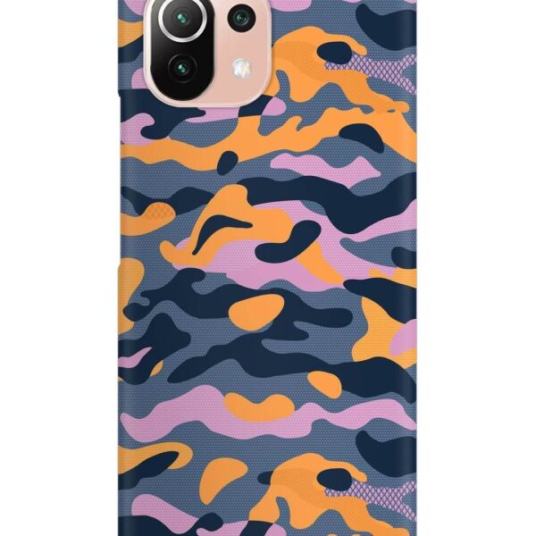 Buy Camouflage Army Military English Orange Art Snap Case for Xiaomi Mi 11 Lite Ne (5G) at Rs. 99 Only - Zapvi