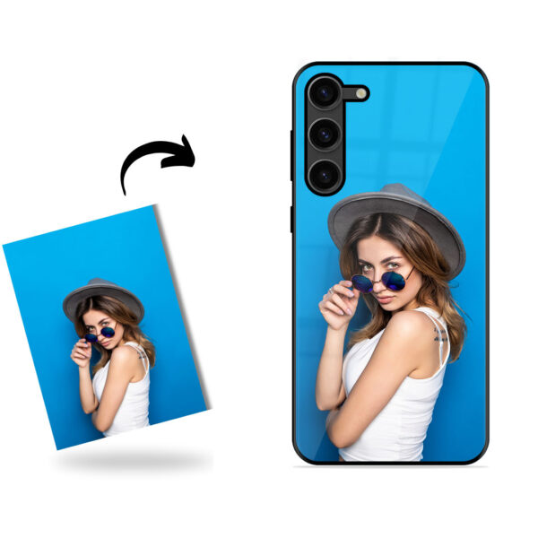 Buy Custom Photo Printed Glossy Metal Phone Cover for Samsung Galaxy S23 Plus (5G) at Rs. 249 Only - Zapvi