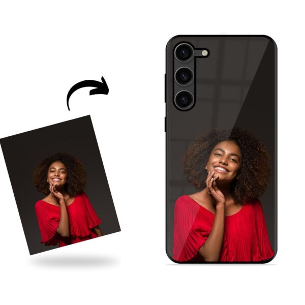 Buy Custom Photo Printed Premium Glass Phone Cover for Samsung Galaxy S23 Plus (5G) at Rs. 249 Only - Zapvi