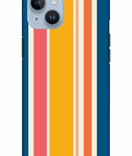 Colorful Vector Vertical Apple Iphone 14 Mobile Cover