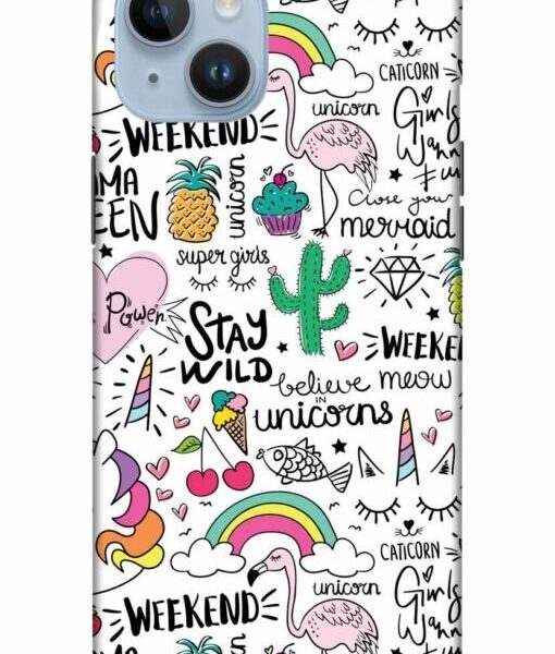 Unicorn Ice Cream Apple Iphone 14 Mobile Cover