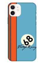 Vintage Racing Apple Iphone 12 Back Cover