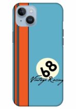 Vintage Racing Apple Iphone 14 Back Cover