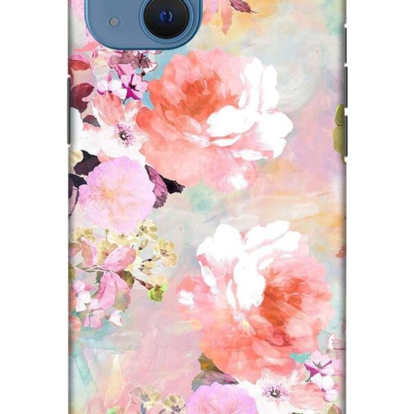 Water Color Flower Art Apple Iphone 13 Mobile Cover