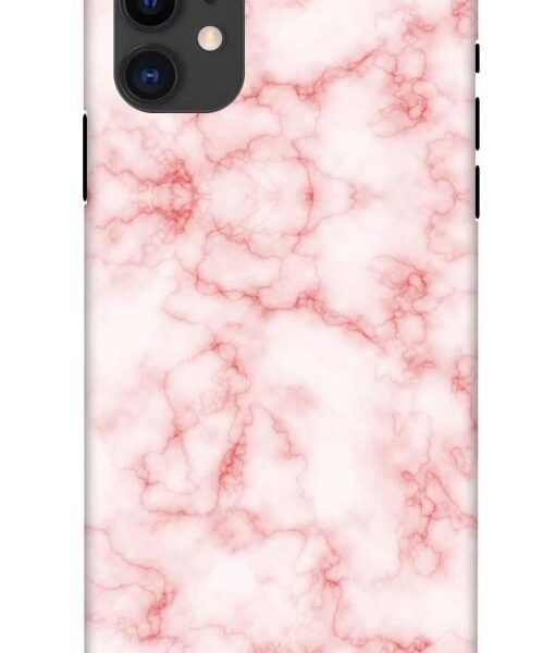 We Pink Marble Apple Iphone 11 Back Cover