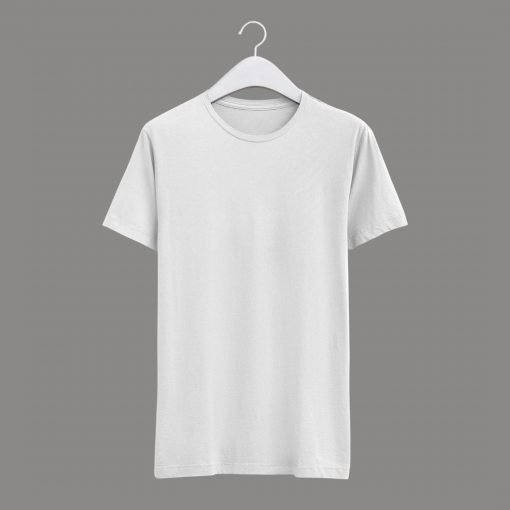 White Half Sleeve T-Shirt for Men