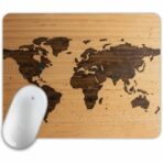 World Map Mouse Pad