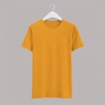 Yellow Half Sleeve T-Shirt for Men